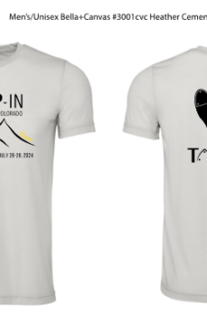 Tap-In 2024 Festival T-Shirt Men's/Unisex Heather Cement